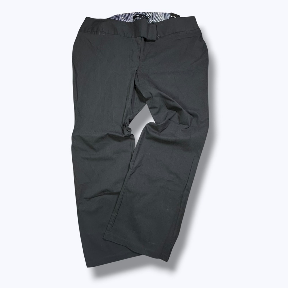 Torrid Studio Relaxed Trouser Pants 24T Black High Rise Stretch Office Business